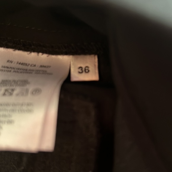 Essentiel Antwerp High Waist Black Culotte Pant with front and back pockets - Picture 4 of 6